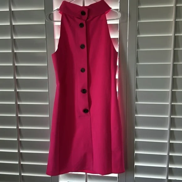 NWT Sail to Sable button back cowl neck dress - Picture 2 of 3